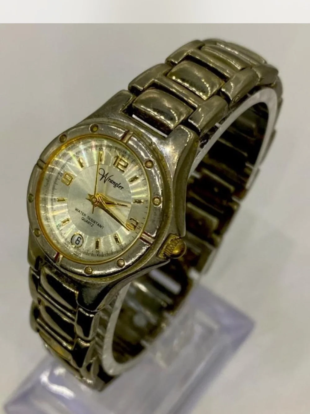 *** Wrangler *** Gold-Tone Stainless Steel Quartz Watch - Gold